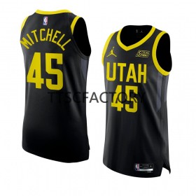 Utah Jazz Donovan Mitchell 45 Nike 2022-23 Statement Edition Musta Miesten Pelipaidat Swingman